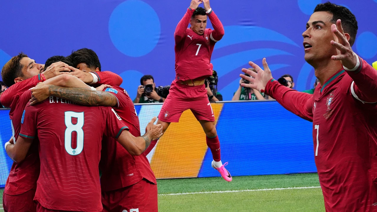 Portekiz ikinci maçta gövde gösterisi yaptı: Ronaldo rekorları altüst etti