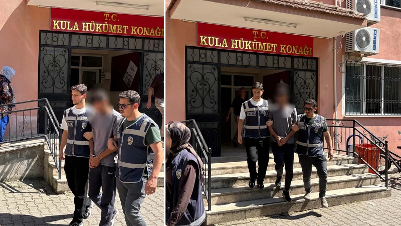 Manisa'da uyuşturucuyu akıl almaz şekilde saklayan şüpheliler polisten kaçamadı