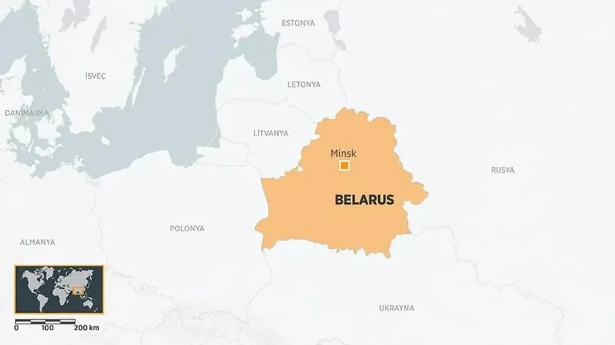 Belarus yolcu otobüsüne Rusya sınırında İHA saldırısı
