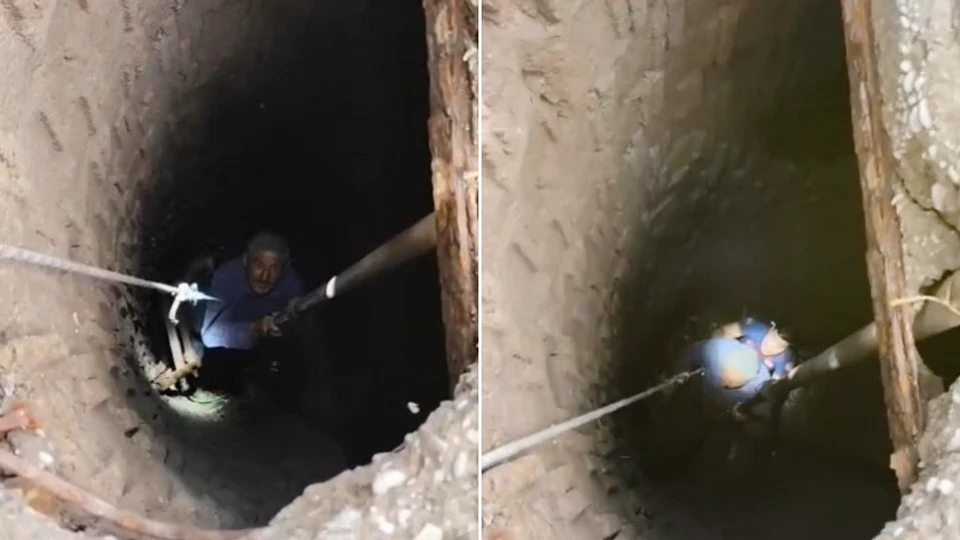 Batman'da su kuyusuna düşen kişi ekiplerin müdahalesiyle hayata tutundu