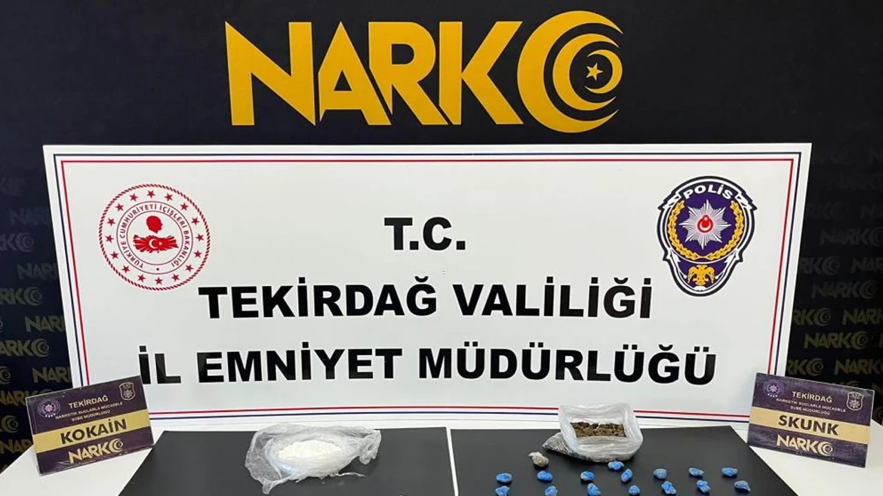 Tekirdağ'da uyulturucu operasyonlarında 8 kişi tutuklandı