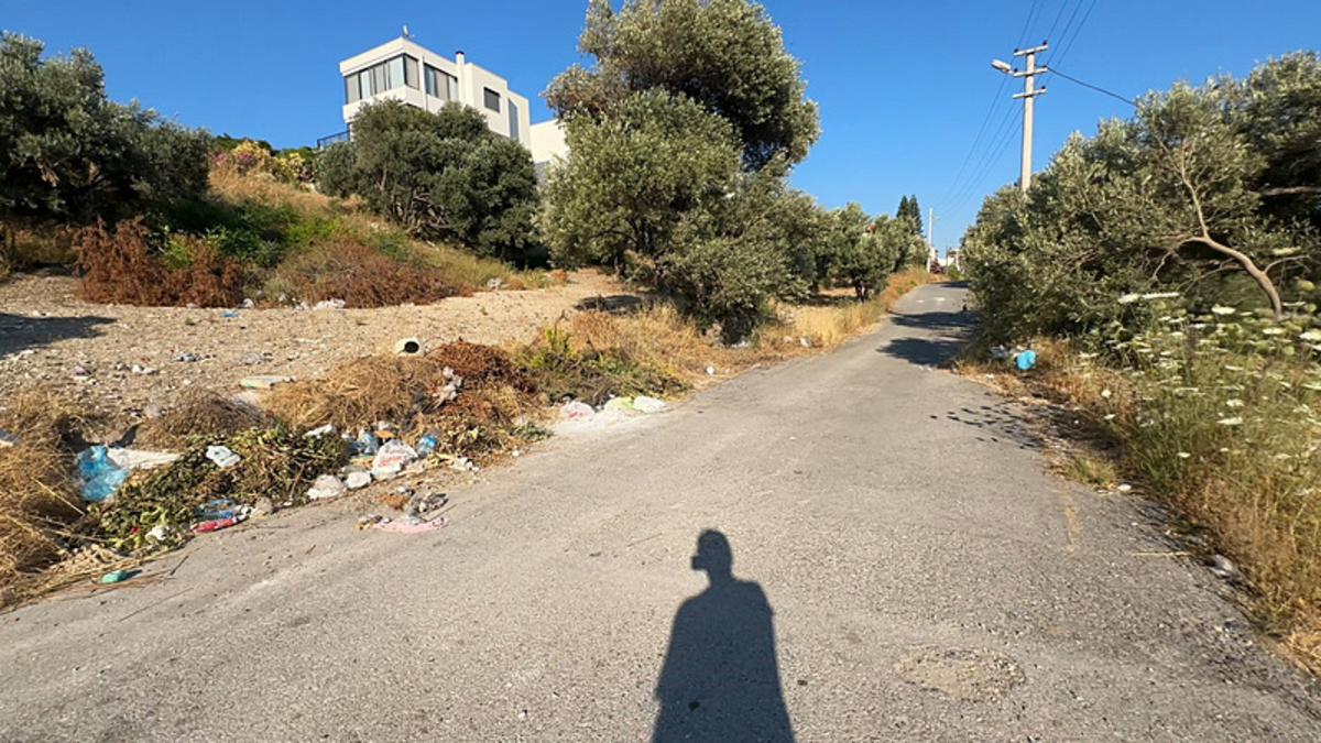 İzmir Karaburun'da çöp isyanı: Sokaklar çöplüğe döndü, mahalleli domuz tehlikesinden endişeli!