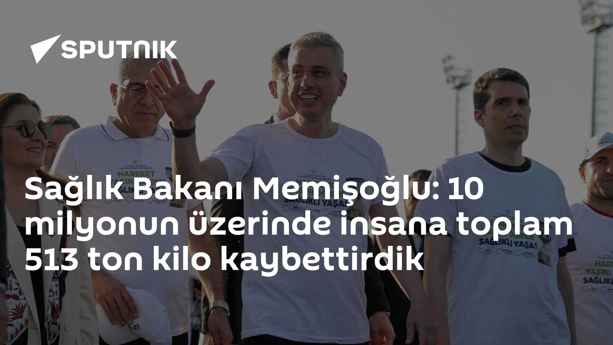 Sağlık Bakanı Memişoğlu: 10 milyonun üzerinde insana toplam 513 ton kilo kaybettirdik