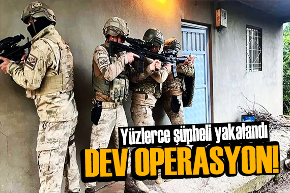 Narko Par operasyonu! Yüzlerce şüpheli yakalandı