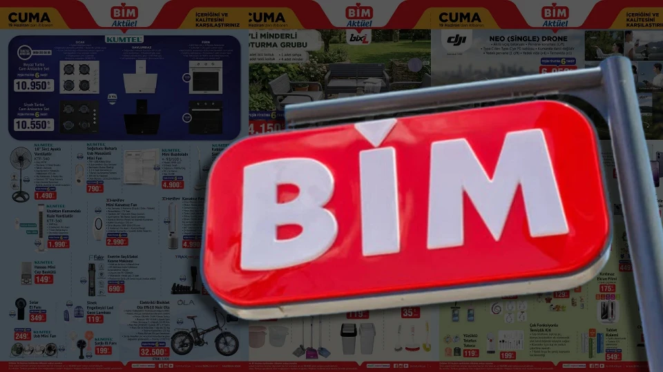 BİM Aktüel 19 Haziran 2026 kataloğu: Bu Cuma BİM'e neler geliyor? Fiyat listesi
