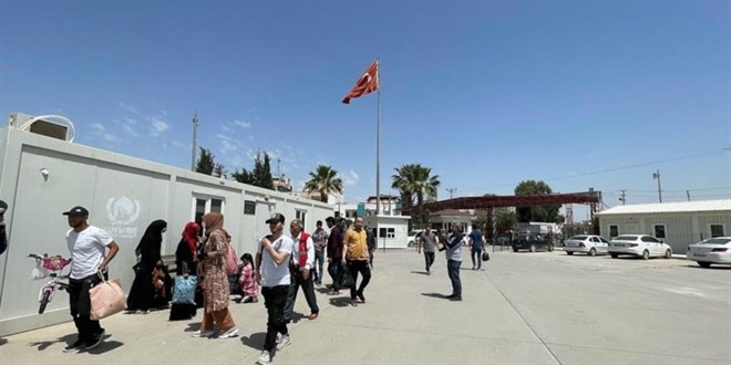 Suriye'ye dönenlerin sayısı 1 buçuk milyonu buldu