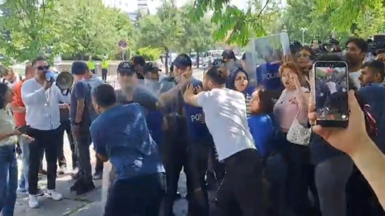 Ankara'da öğretmenlerin eylemine müdahale! 14 kişi gözaltına alındı