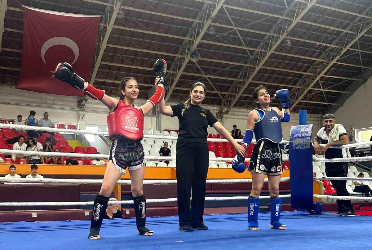 Akhisar'da 6 ilden 200 sporcu ringe çıktı, şampiyon Manisa oldu