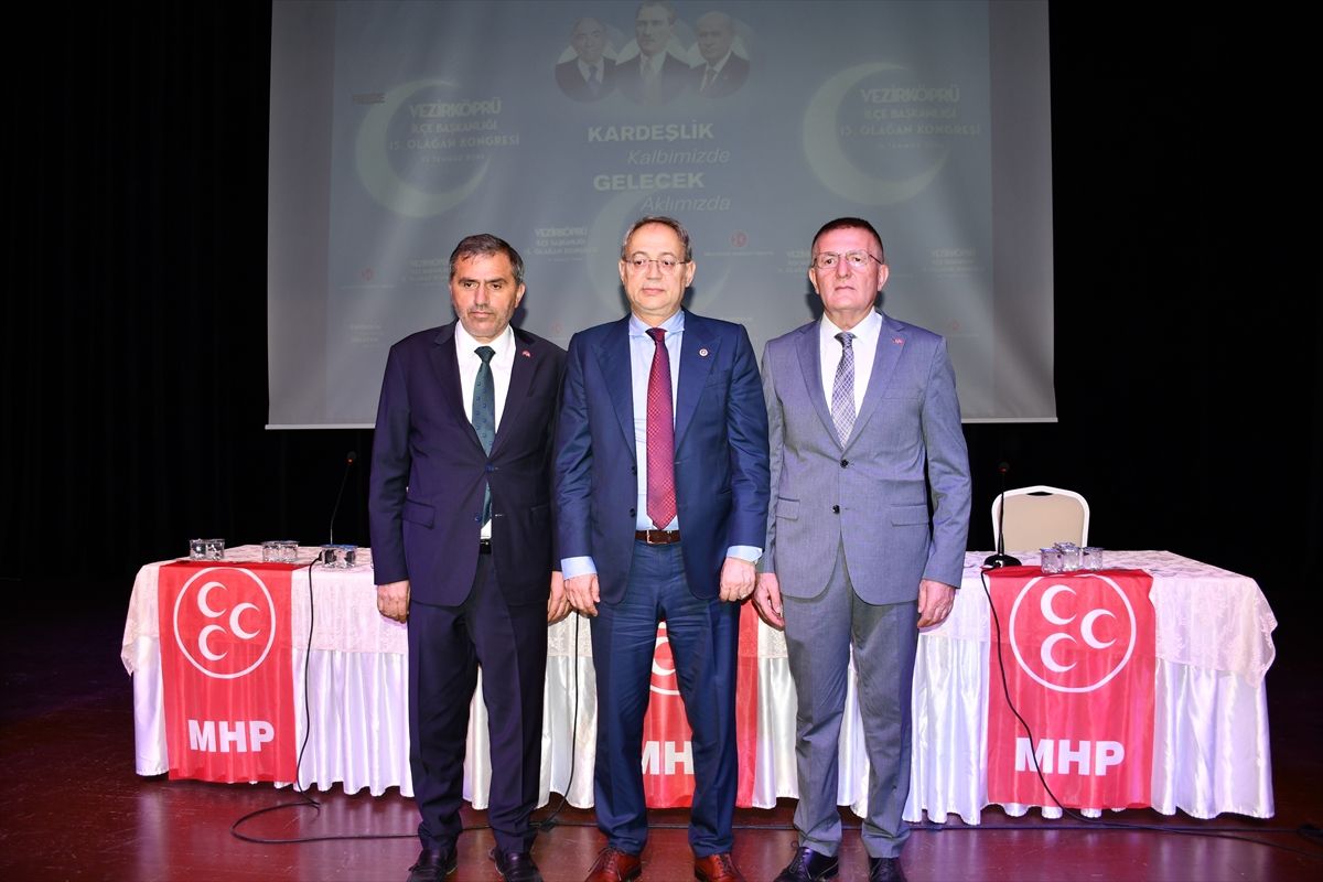 MHP Vezirköprü İlçe Kongresi yapıldı