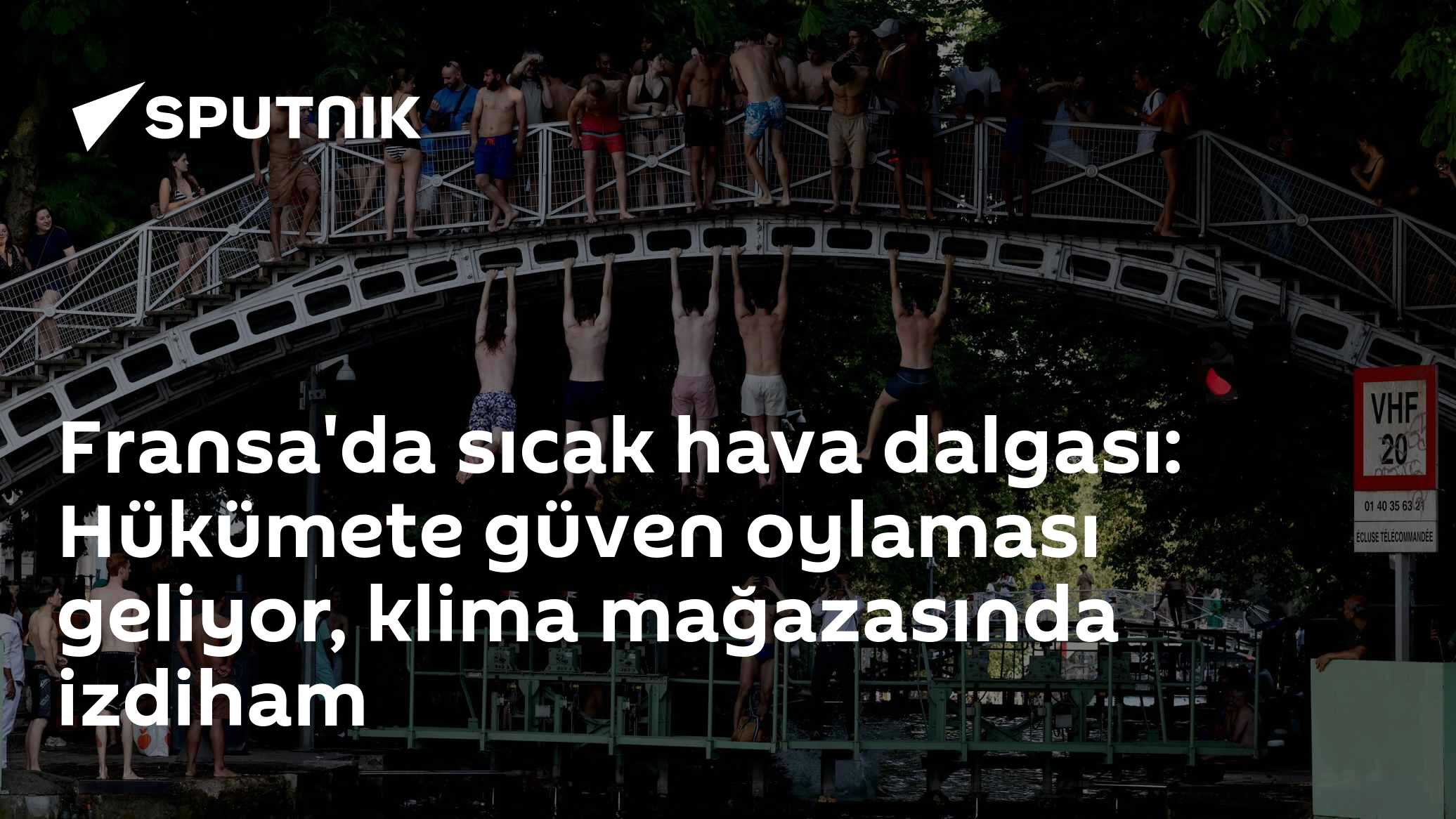 Fransa'da sıcak hava dalgası: Hükümete güven oylaması geliyor, klima mağazasında izdiham