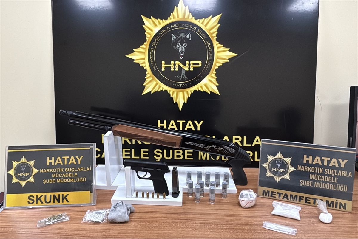 Hatay'da uyuşturucu operasyonunda yakalanan 2 şüpheli tutuklandı