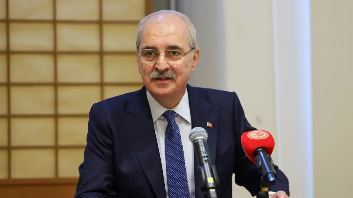 TBMM Başkanı Kurtulmuş: Bugün ihtiyaç duyulan şey diyalog, müzakere ve barıştır