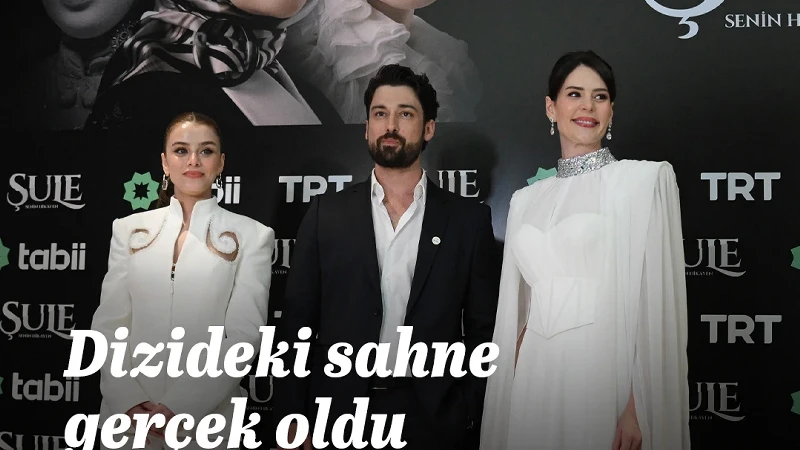 Dizideki sahne gerçek oldu