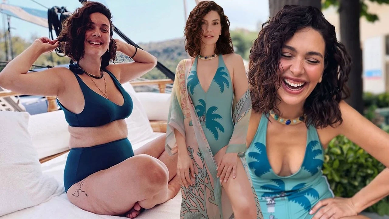4 ayda 20 kilo veren Bergüzar Korel'den cesur paylaşım! Mayolu pozlarıyla sosyal medyayı salladı