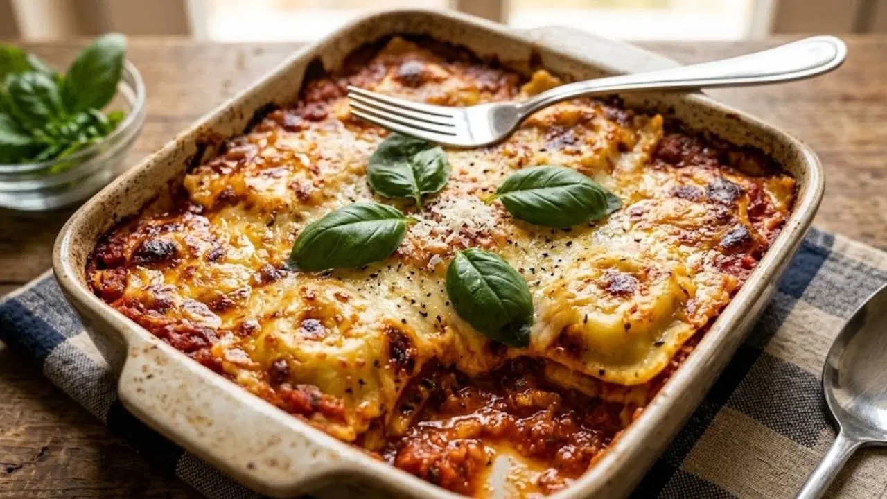 Kat kat lezzetin en pratik hali: Ravioli lazanya tarifi