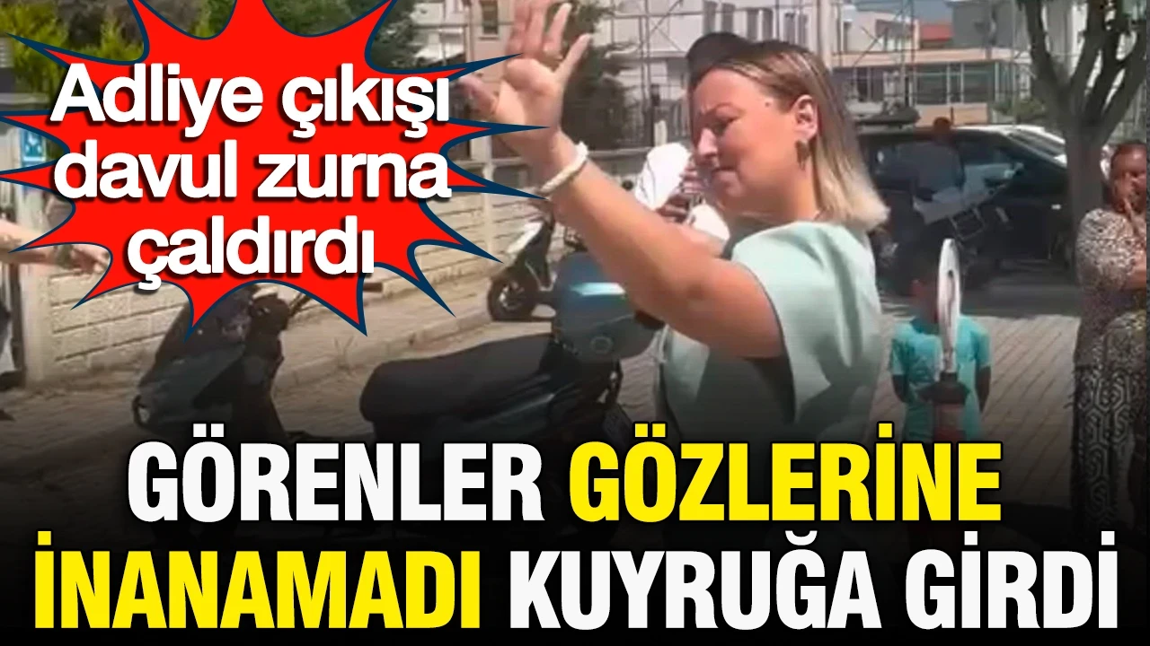 Boşanma kararı gelince bayram başladı: Davul zurna ve lokmalı kutlama