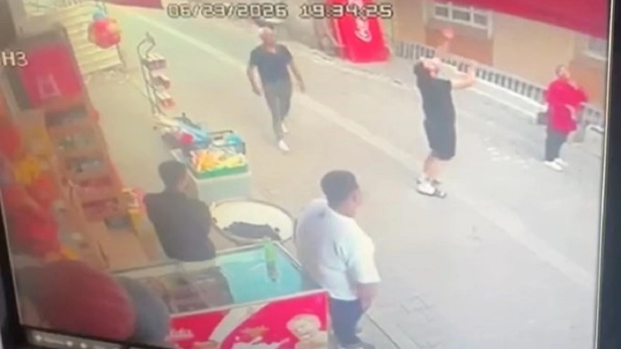 Yarım saat boyunca şemsiyeyle beklediler: 8. kattan düşen kedi böyle kurtarıldı