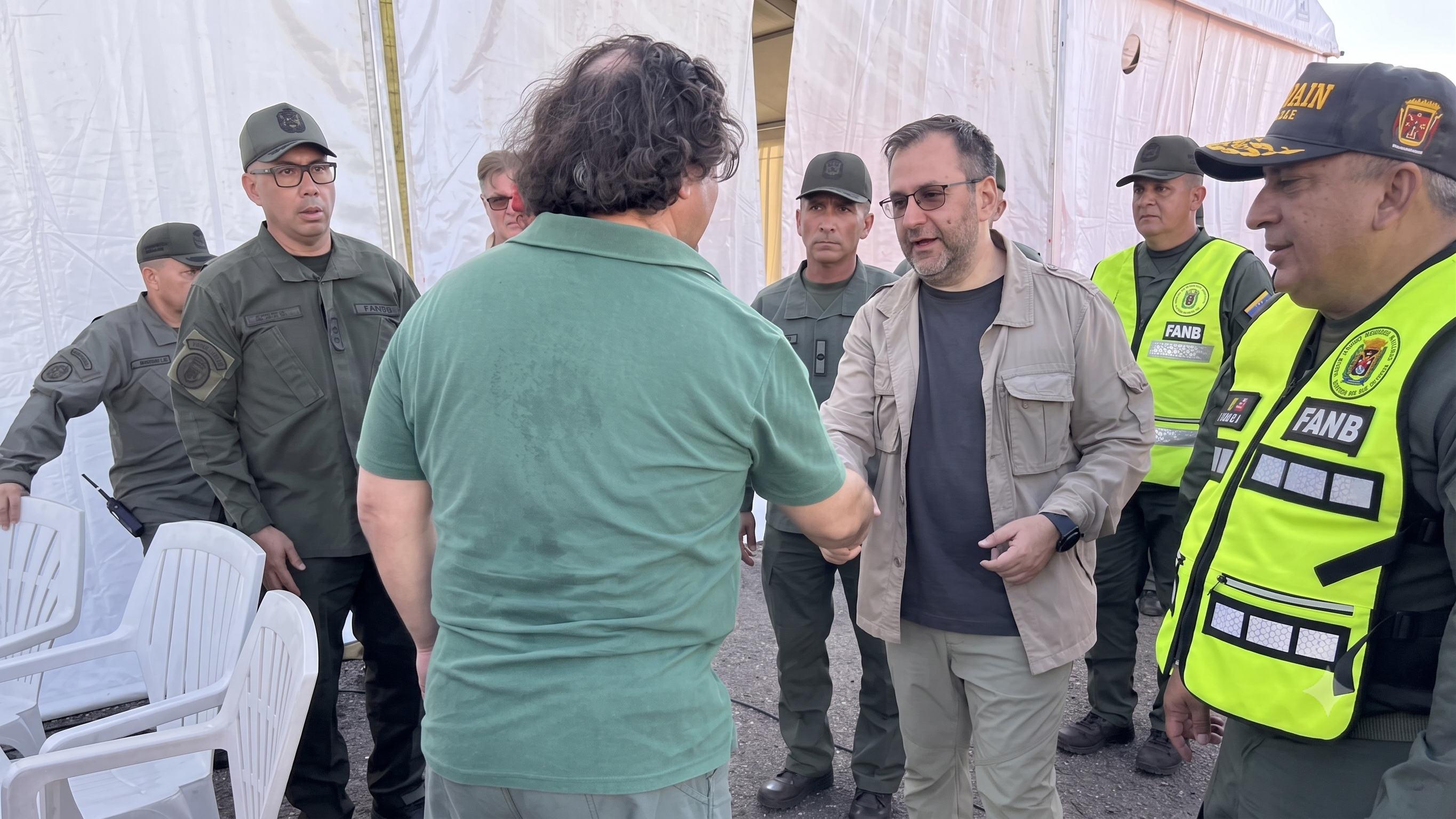 Venezuela'dan Türk ekibine teşekkür ziyareti