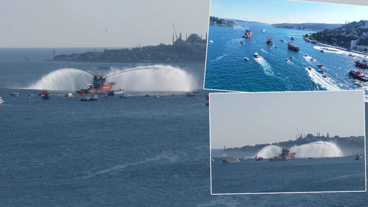 Boğaz'da unutulmaz anma! 253 şehit için 253 gemilik tarihi kortej