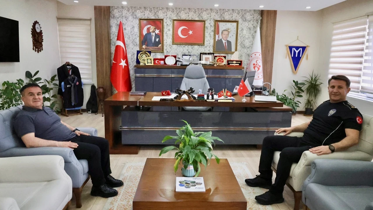 İl Emniyet Müdürü Çağlar Gençlik ve Spor İl Müdür Demir’i ziyaret etti