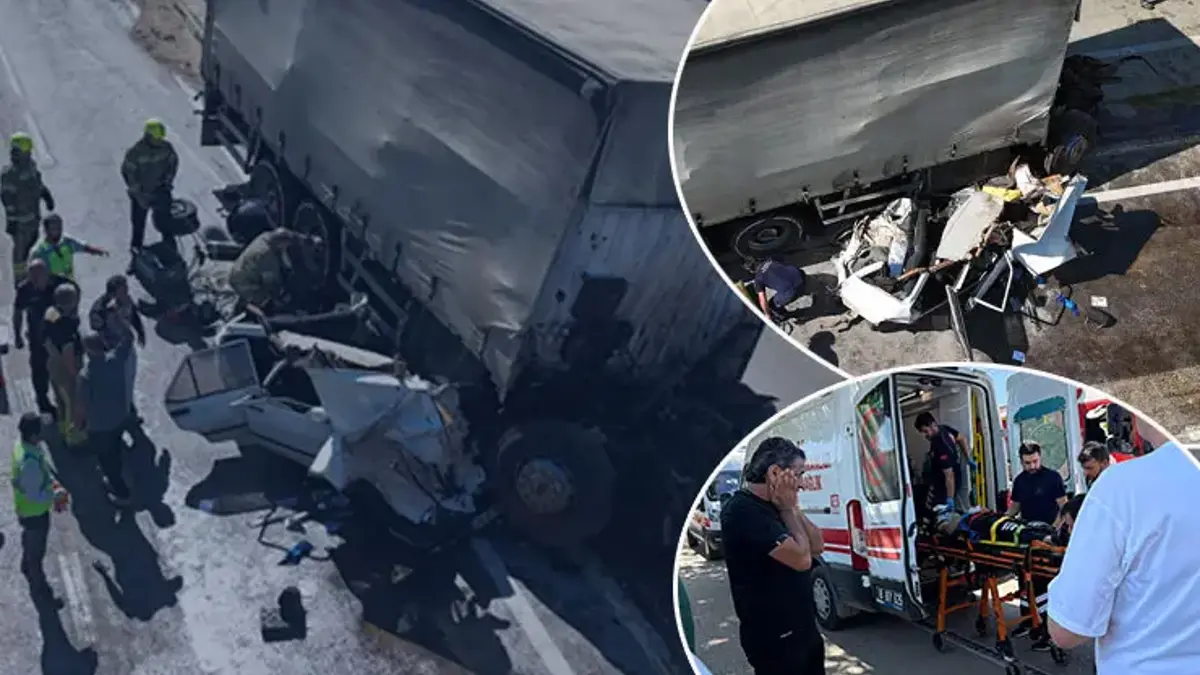 Bursa'da freni boşalan kamyon dehşeti! 4 aracı biçti: 2'si ağır 5 yaralı