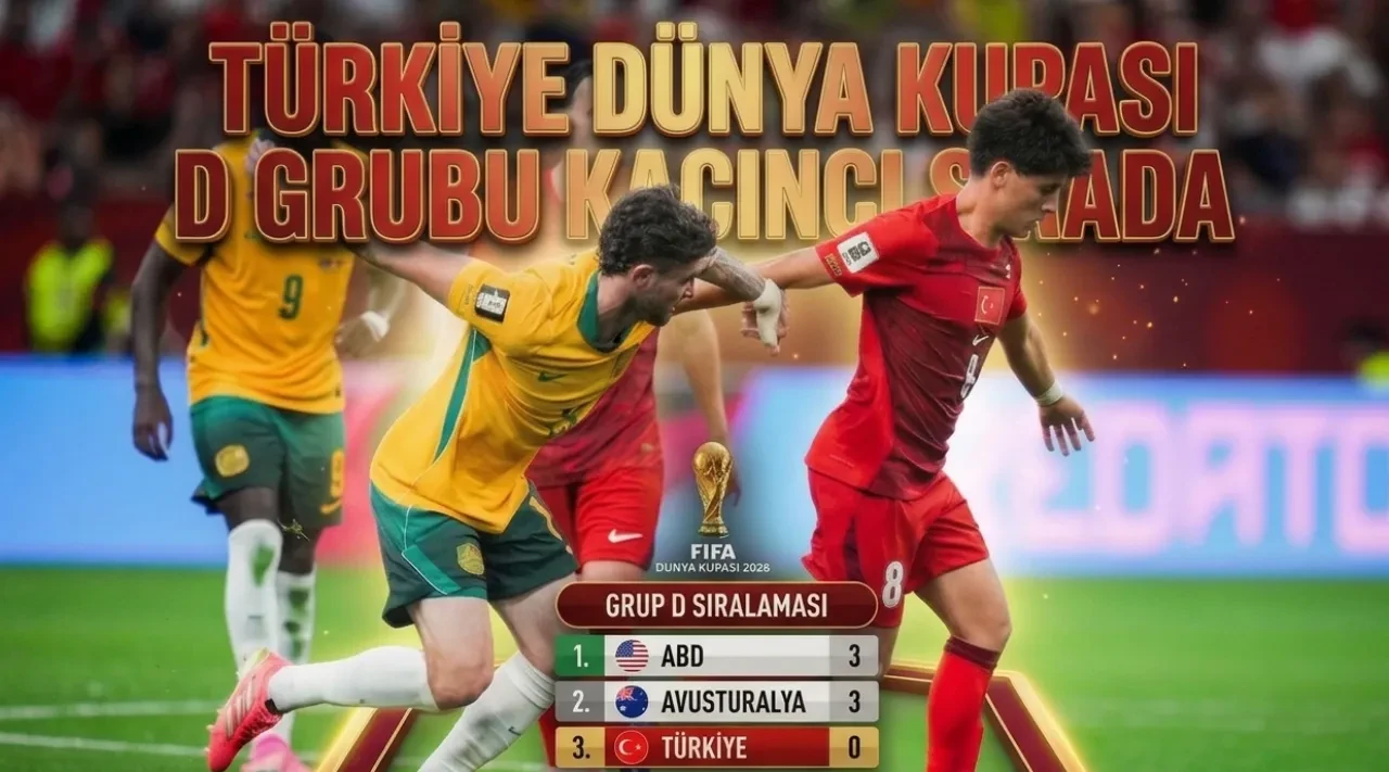 Türkiye Dünya Kupası grubunda kaçıncı sırada? D grubu güncel puan sıralaması
