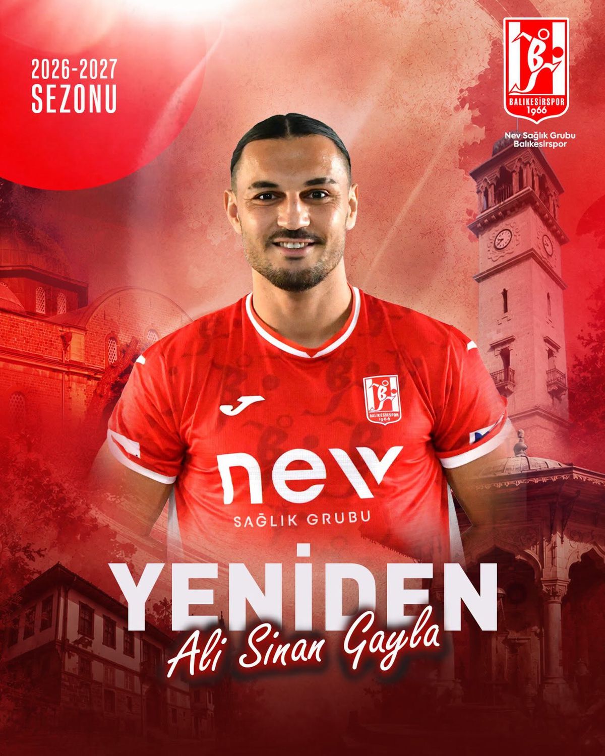 Balıkesirspor'da Ali Sinan yuvada kaldı