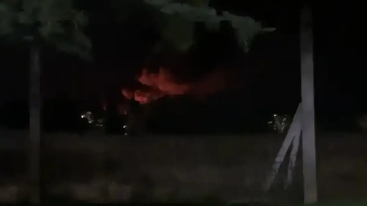 Eskişehir'de TEI yerleşkesinde yangın