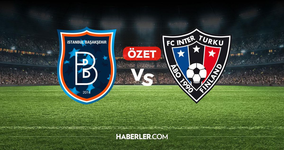 Başakşehir Inter Turku maç özeti ve golleri! (ÖZET) Başakşehir Inter Turku kaç kaç bitti, golleri kim attı?