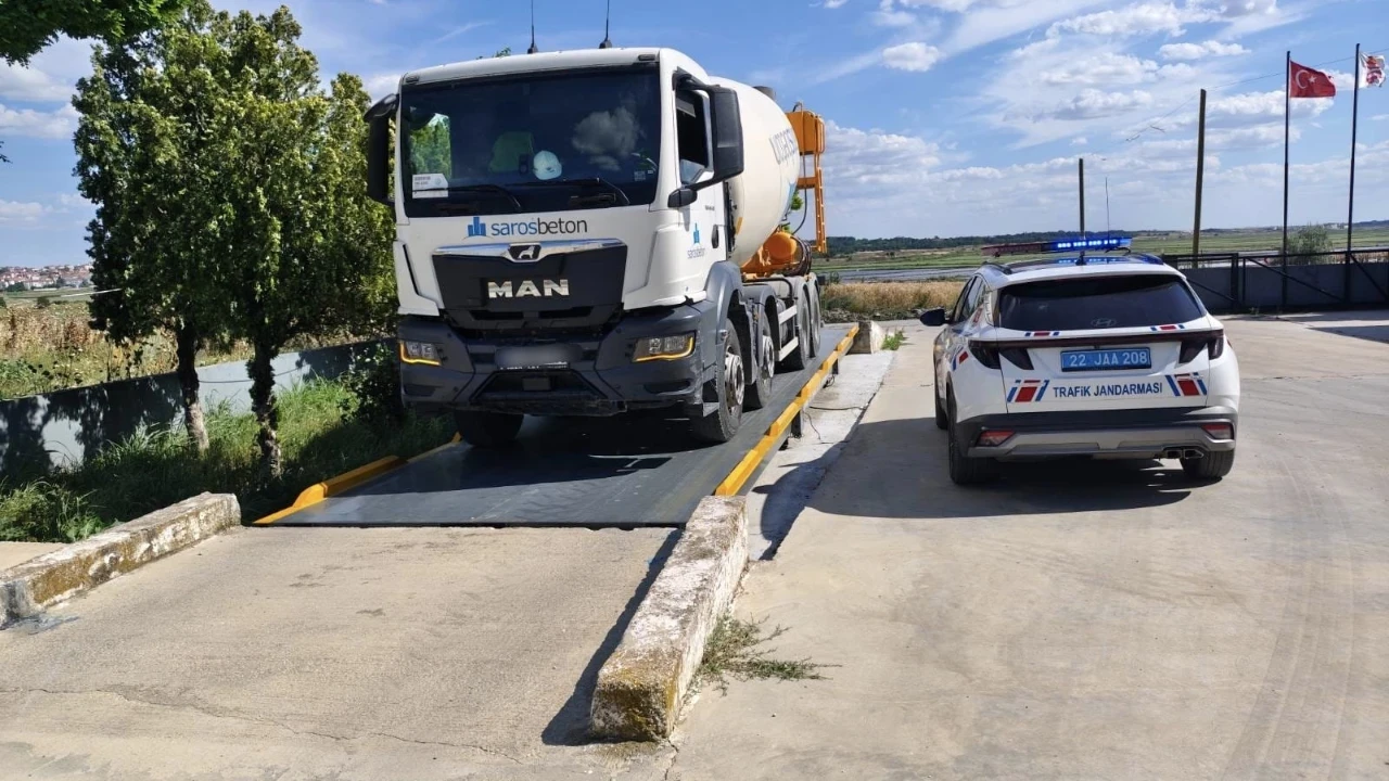 Yük sınırını aştı, 60 bin liralık cezadan kaçamadı