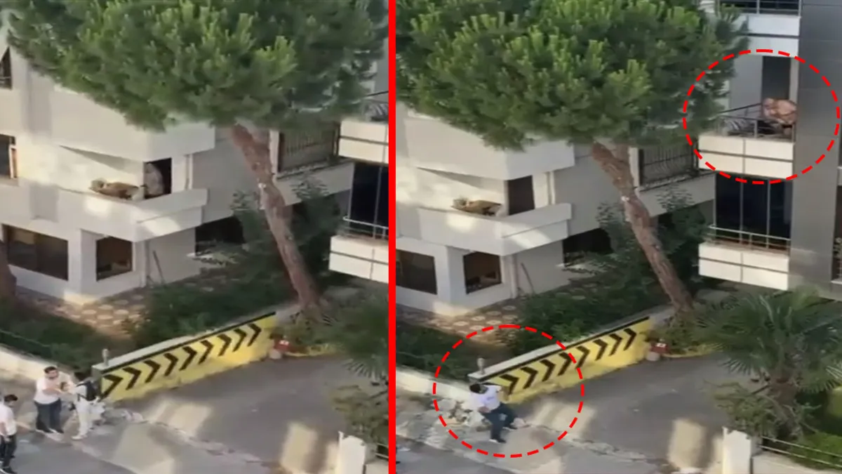 Maltepe’de kadına şiddet iddiası mahalleliyi sokağa döktü: Balkondaki adama taş fırlattılar
