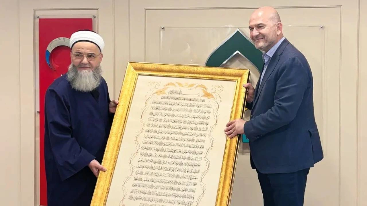 Süleyman Soylu Cübbeli Ahmet'i ziyaret etti