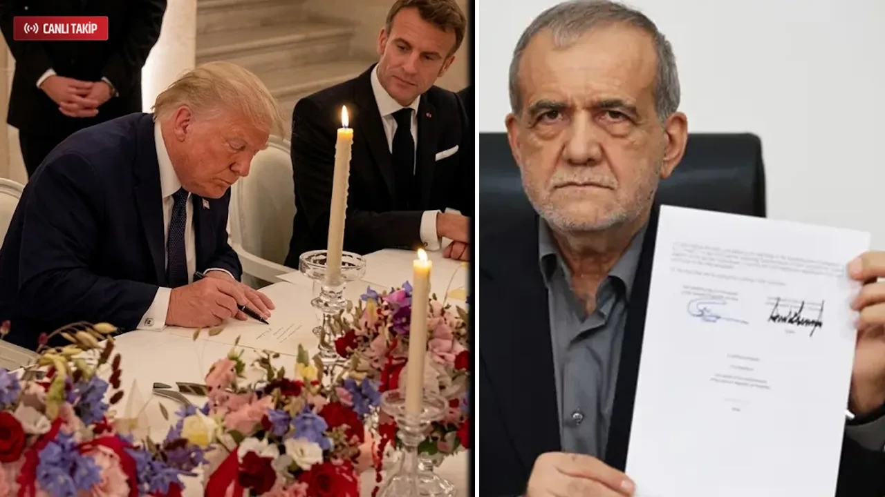 ABD-İran mutabakatı imzalandı! Trump imzayı attı, İsrail'i eleştirdi