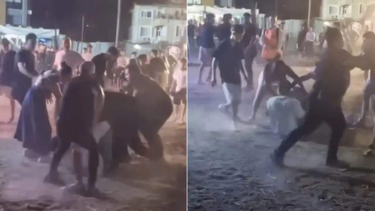 Ortalık savaş alanına döndü... Hatay'da festivalde kavga