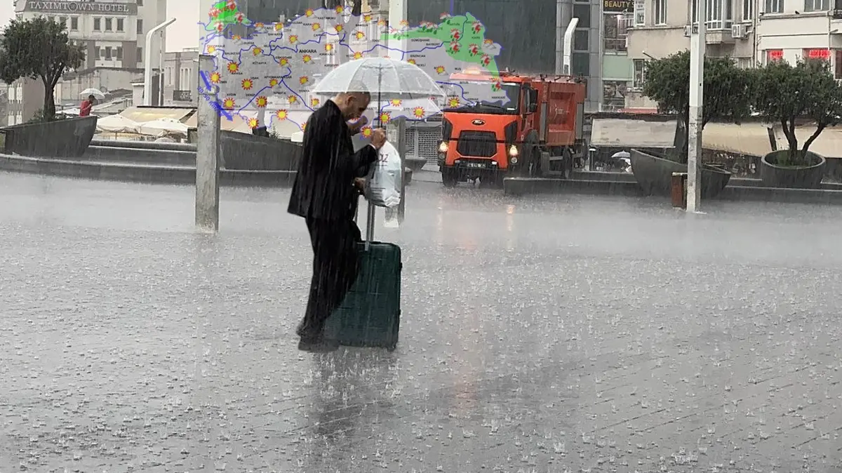 Meteoroloji uyardı! İstanbul ve Trakya dahil birçok ilde sağanak bekleniyor