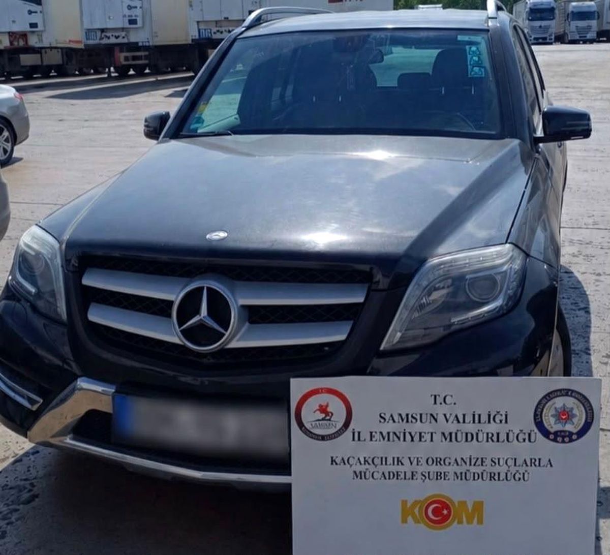 Samsun'da lüks araca 300 bin lira ceza