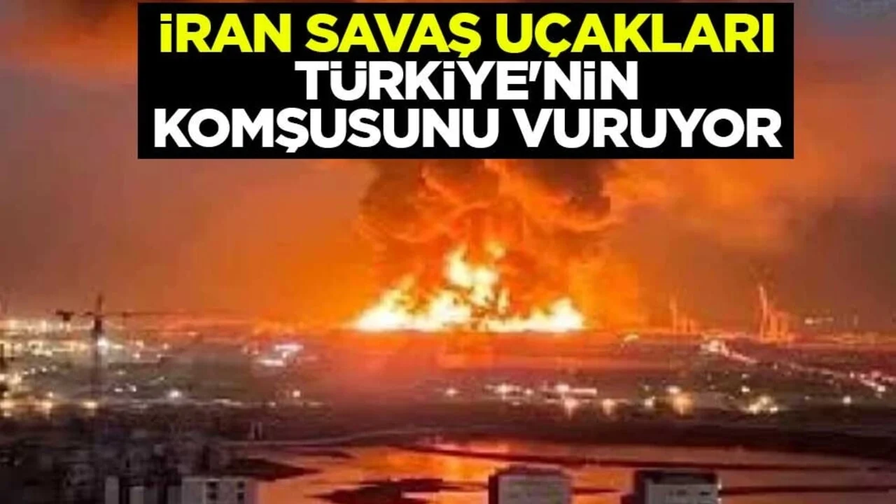 İran savaş uçakları havalandı! Türkiye'nin komşusu vuruluyor