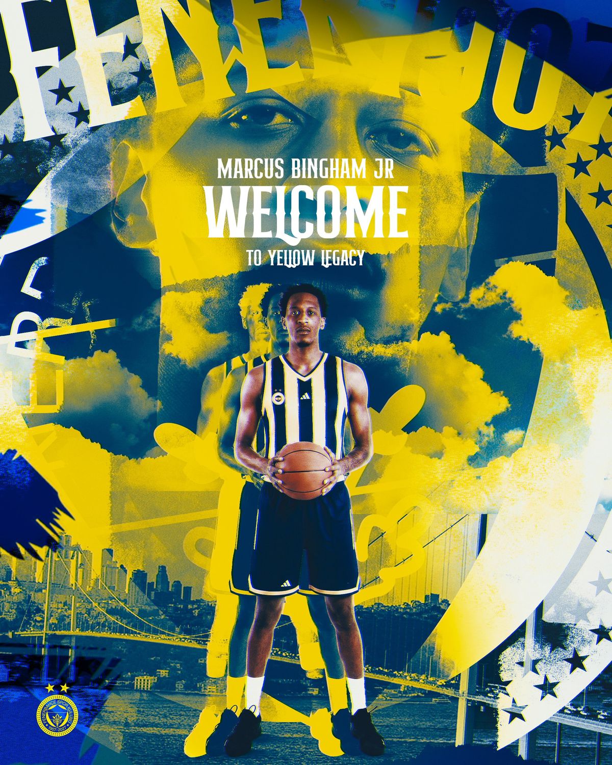 Fenerbahçe Basketbol Takımı, Marcus Bingham Jr'ı transfer etti
