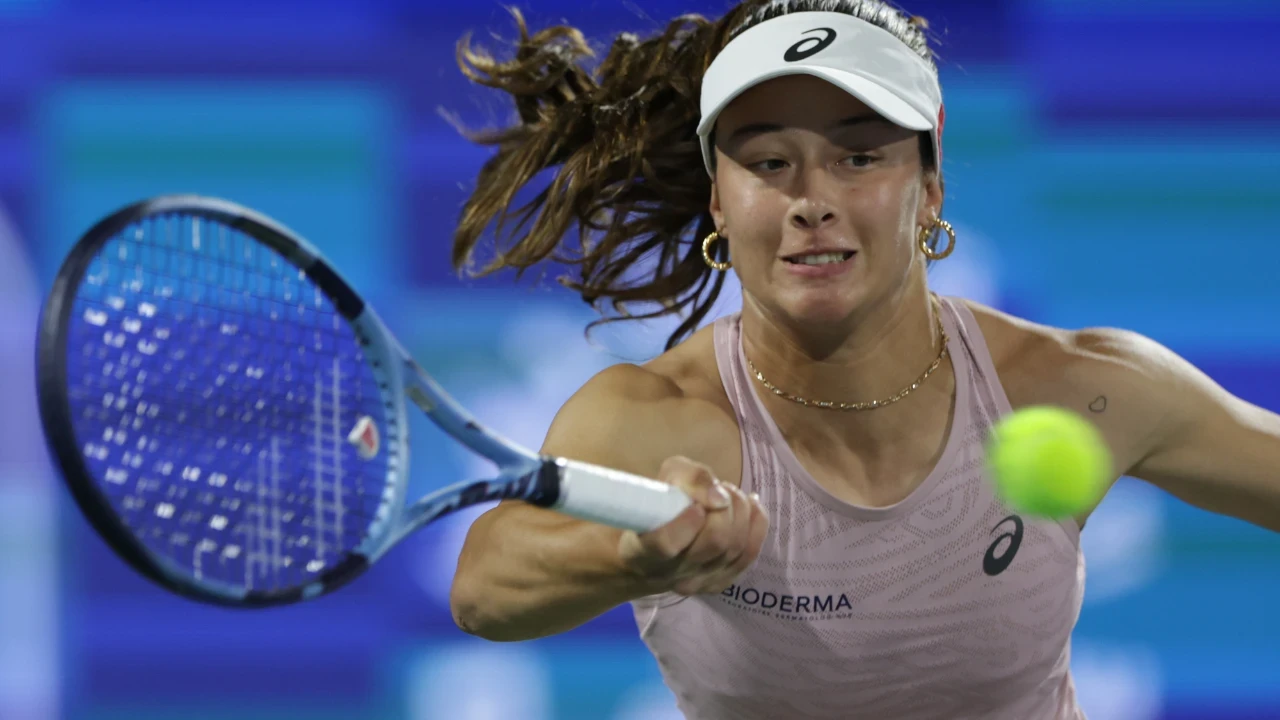 Milli tenisçi Zeynep Sönmez,