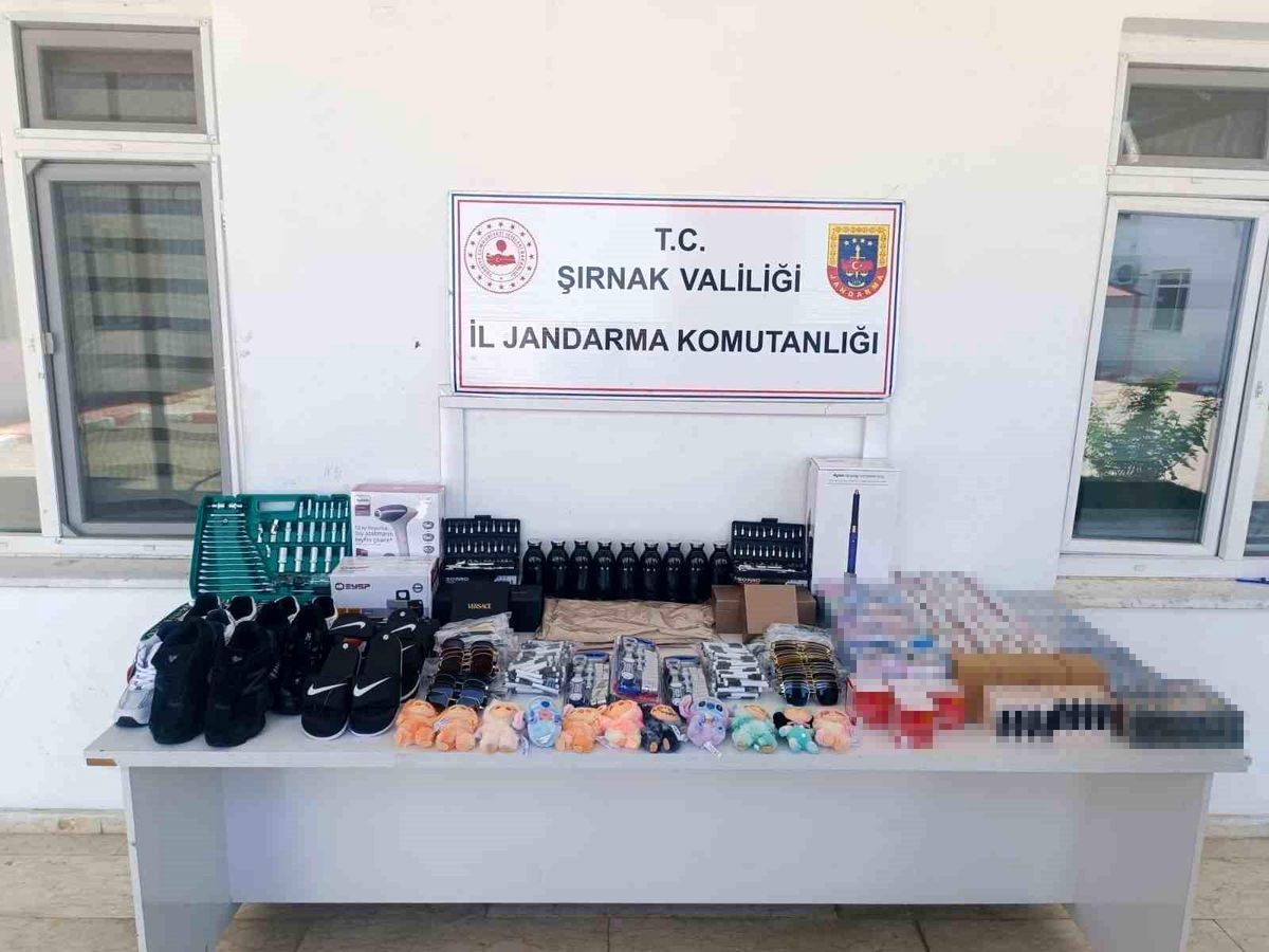 Şırnak'ta jandarmadan kaçakçılığa büyük darbe: 8 milyon liralık kaçak ürün ele geçirildi