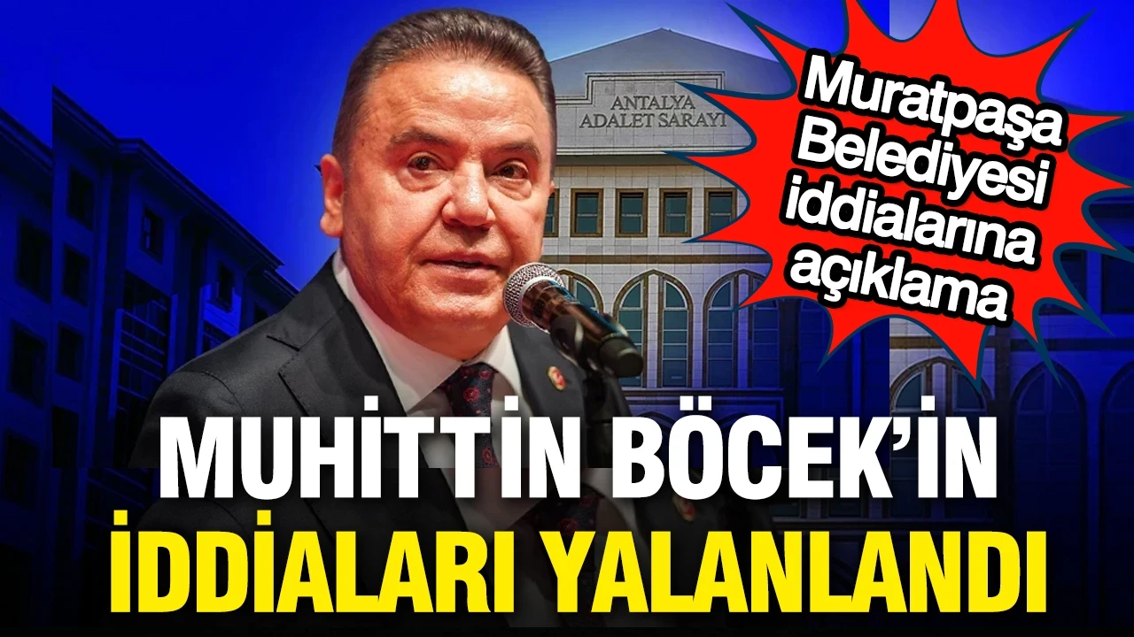 Muhittin Böcek'in iddiaları yalanlandı