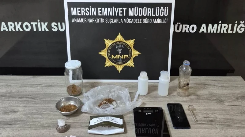 Anamur’da uyuşturucu operasyonu: 1 şüpheli tutuklandı