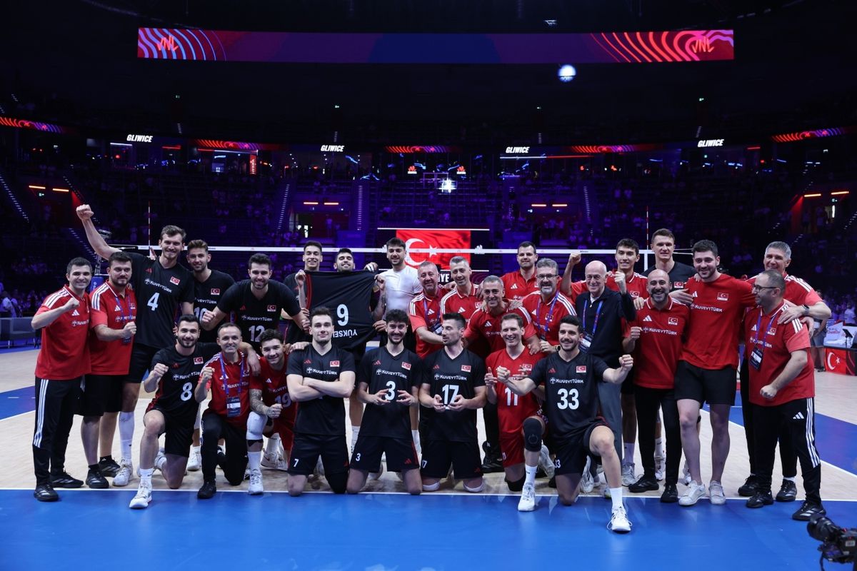 A Milli Erkek Voleybol Takımı, Belçika'yı 3-0 mağlup etti