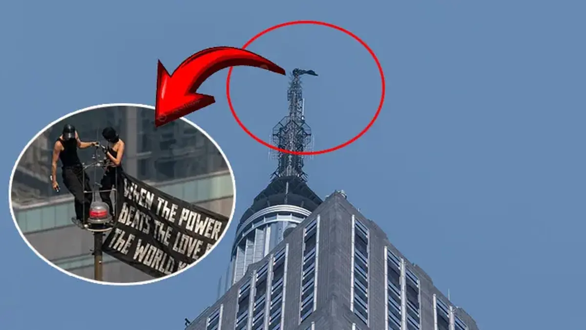 443 metre yükseklikte akılalmaz evlilik teklifi! Rus çift gözaltına alındı