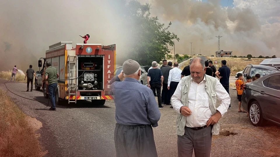 Diyarbakır Eğil'de Korkutan Tarla Yangını: Yüzlerce Dönüm Ekili Arazi Küle Döndü | DİYARBAKIR YEREL HABERLERİ