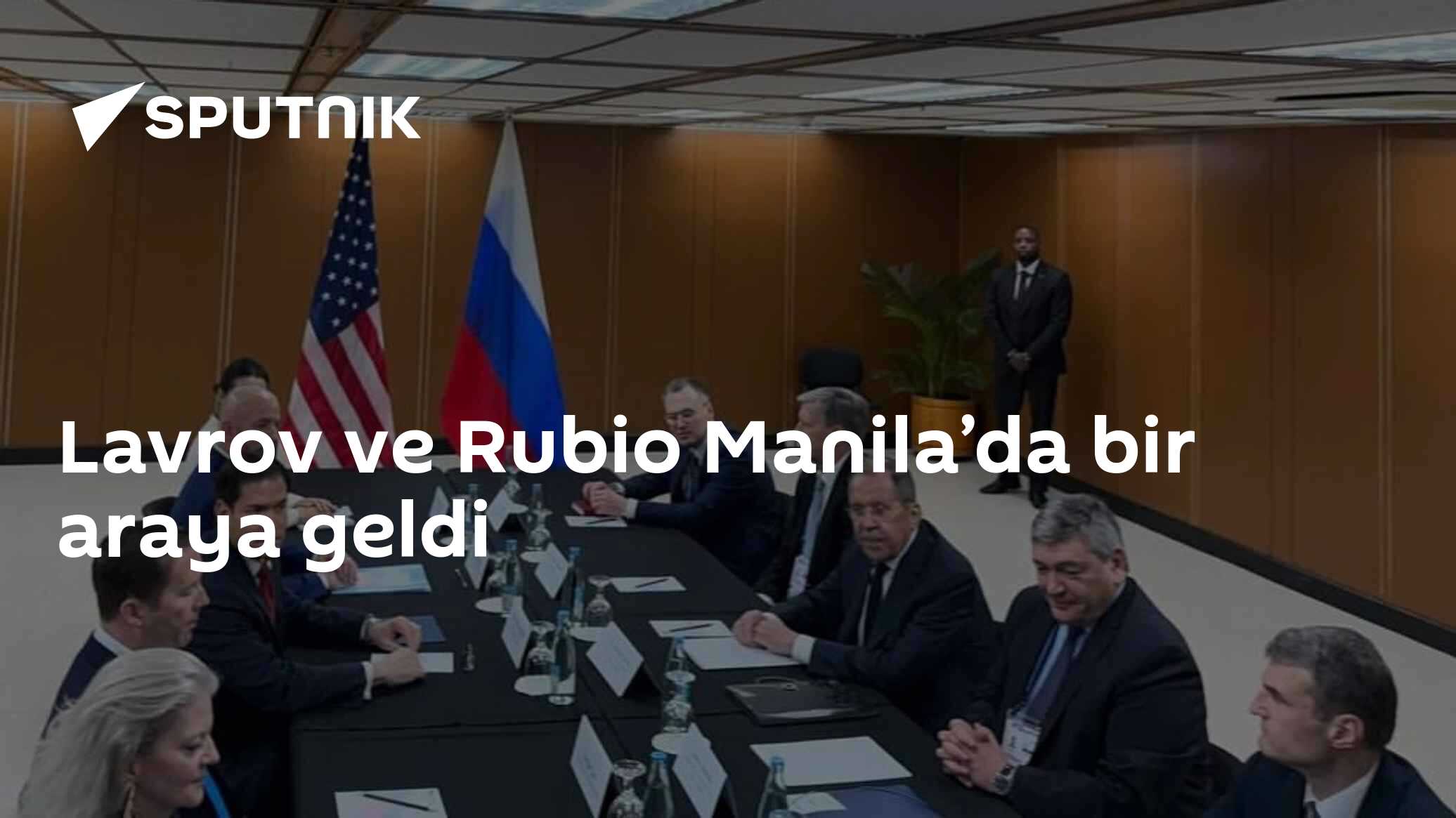 Lavrov ve Rubio Manila’da bir araya geldi