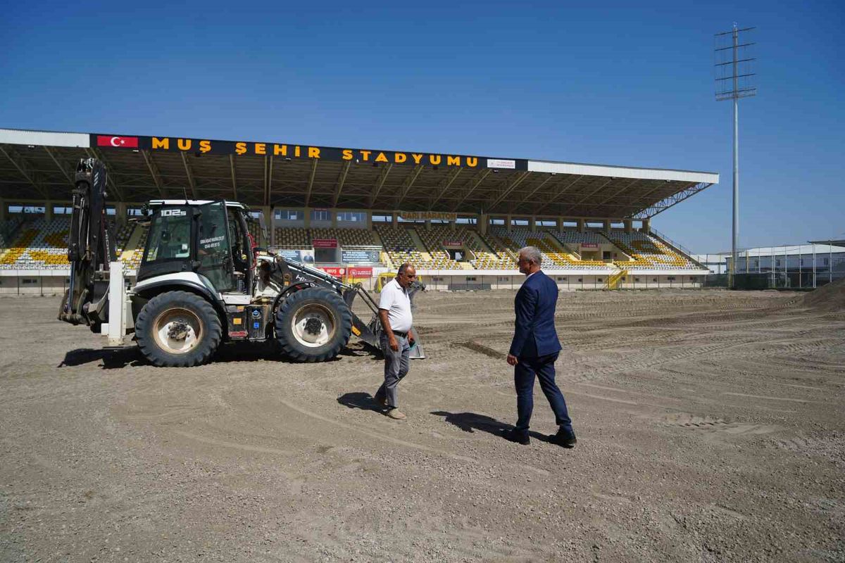 Muş Şehir Stadı'na 59 Milyonluk Yatırım