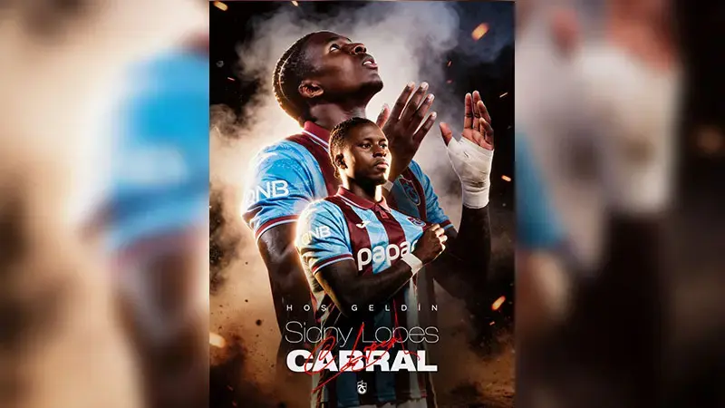 Trabzonspor, Cabral ile 5 yıllık sözleşme imzaladı