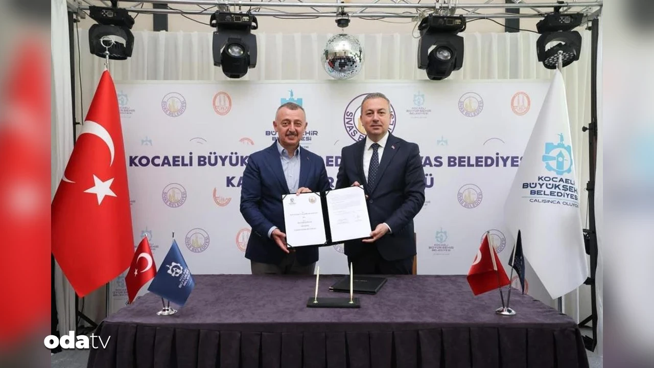 Kocaeli ve Sivas kardeş şehir oldu