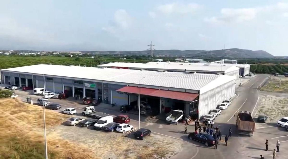 Vali Masatlı, Erzin Küçük Sanayi Sitesi'nde incelemelerde bulundu